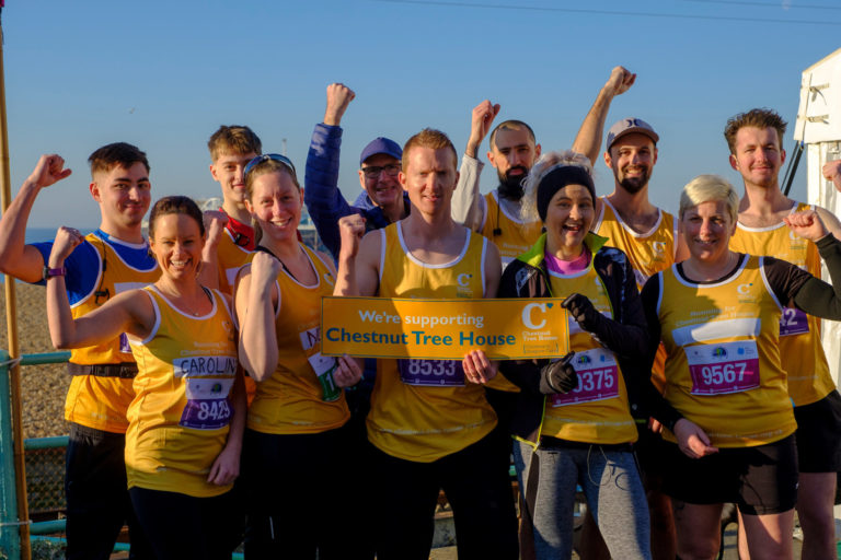 A big running team for the Brighton Marathon