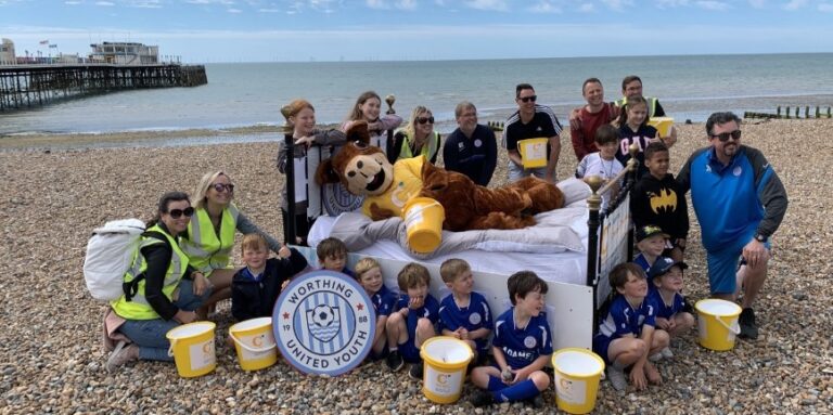 Chestnut Tree House fundraiser on the seafront in Worthing