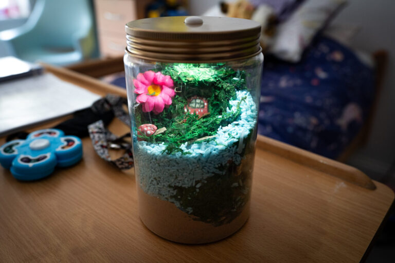 A jam jar full of arty things!