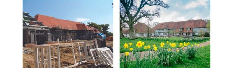 Montage of Chestnut being built